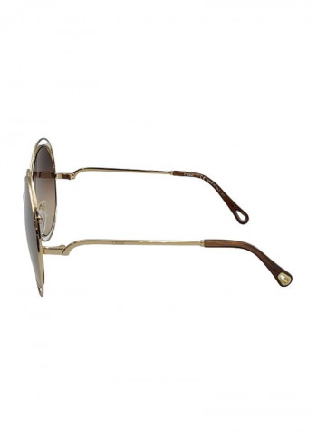 Oval Sunglasses - Lens Size: 58 mm للبنات