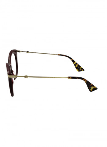 Cat Eye Eyeglass Frame - Lens Size: 50 mm للنساء