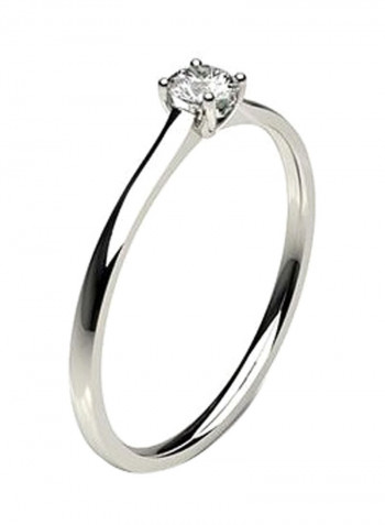 0.10 Ct Diamond Bolzano White Gold Promise Ring