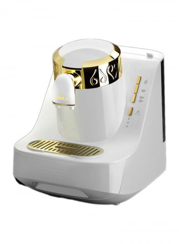 Turkish Coffee Maker 1L 710 W OK008 White/Gold