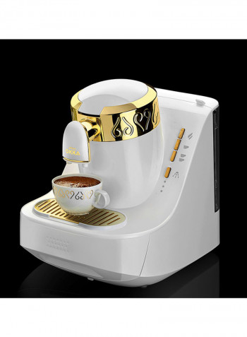 Turkish Coffee Maker 1L 710 W OK008 White/Gold