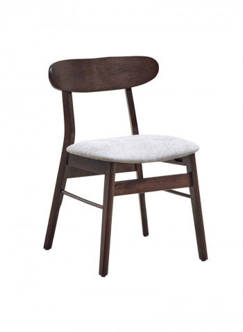 Natalia 6-Seater Dining Set White/Brown 150x76.3x90cm