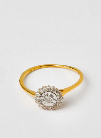 Pure Sparkle Flower Ring