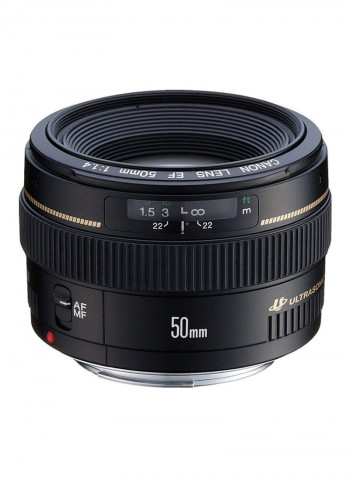 EF 50mm f/1.4 USM Camera Lens Black