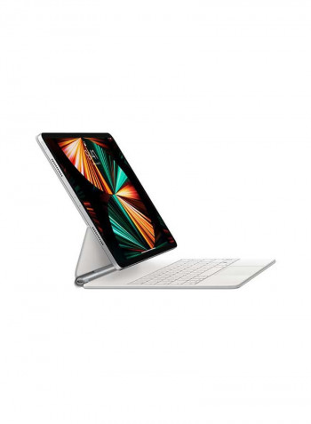 Magic Keyboard for iPad Pro 12.9‑inch (5th generation) - Arabic White