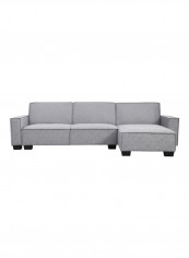 Miller Left Or Right Facing Corner Sofa Bed Grey 188x117x82centimeter