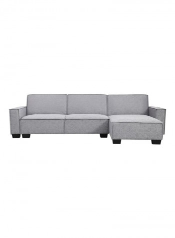 Miller Left Or Right Facing Corner Sofa Bed Grey 188x117x82centimeter