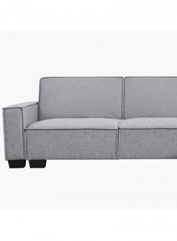 Miller Left Or Right Facing Corner Sofa Bed Grey 188x117x82centimeter