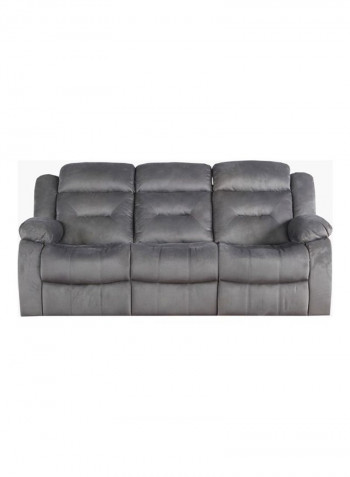 Keith 3-Seater Recliner Sofa Grey