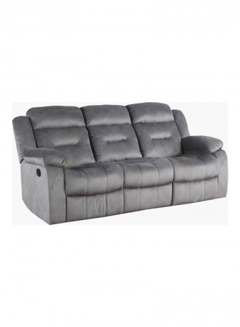Keith 3-Seater Recliner Sofa Grey