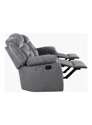 Keith 3-Seater Recliner Sofa Grey
