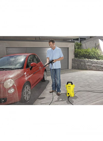 130-Bar Compact Home Pressure Washer Yellow/Black