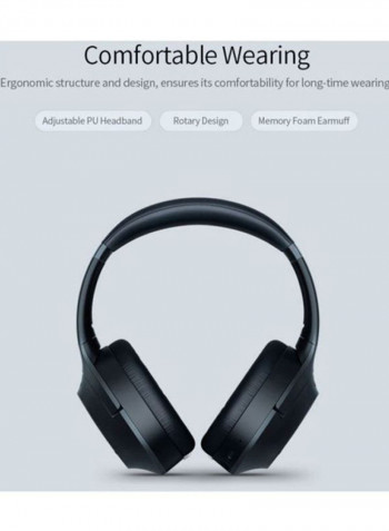 Opus Bluetooth Over-Ear Gaming Headphones Black