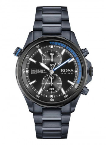 Men's Globetrotter Water Resistance Stainless Steel Analog Watch 1513824