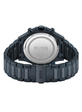 Men's Globetrotter Water Resistance Stainless Steel Analog Watch 1513824