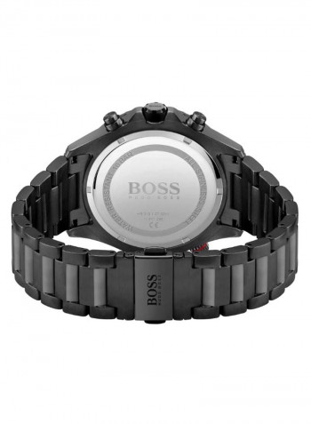 Men's Globetrotter Water Resistance Stainless Steel Analog Watch 1513825