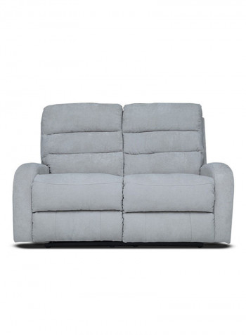 2-Seater Agenta Recliner Sofa Grey 145x90x90centimeter