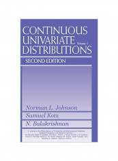 Continuous Univariate Distributions, Volume 1 Hardcover 2