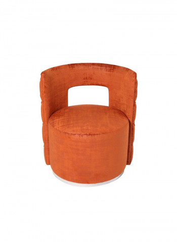 Raquel Fabric Accent Chair Orange 70x63x78.5cm