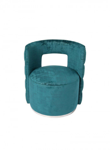 Raquel Fabric Accent Chair Turquoise 70x63x78.5cm