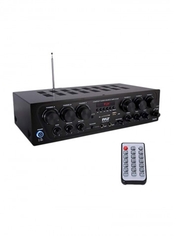 Bluetooth Home Audio Amplifier System PTA62BT.5 Black