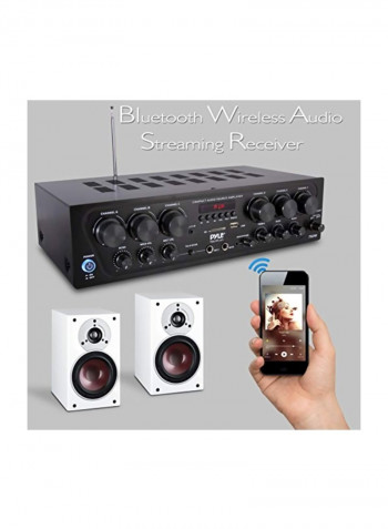 Bluetooth Home Audio Amplifier System PTA62BT.5 Black