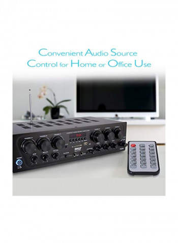 Bluetooth Home Audio Amplifier System PTA62BT.5 Black