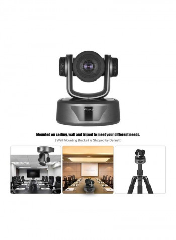 Full Hd Conference Camera With 2.0 Usb Web Cable And Remote Control