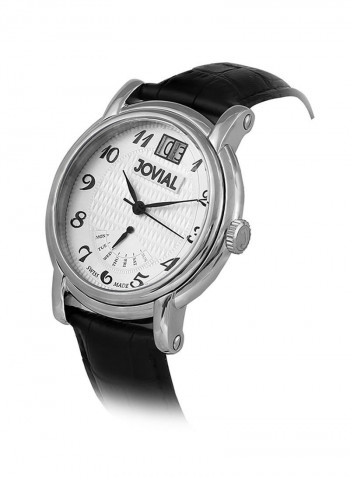 Men's Casual Leather Quartz Analog Wrist Watch 6619 GSLQ 11