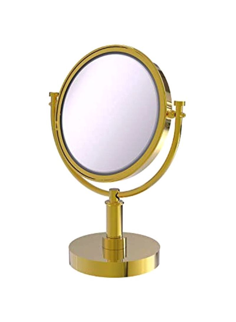Double Faced Table Mirror Gold