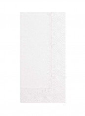2000-Piece Regal Embossed Dinner Napkin Set White 17x17inch