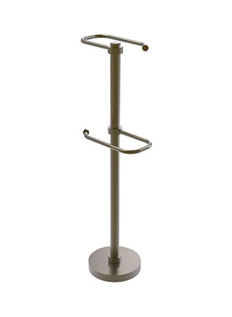Two Roll Toilet Tissue Stand Grey