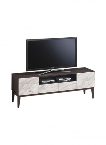 Edward Entertainment Unit Brown/White 160 x 45 x 60centimeter