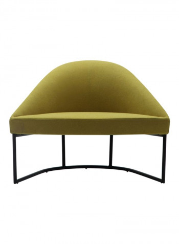Fabric Sofa Green/Black 100x78x76centimeter