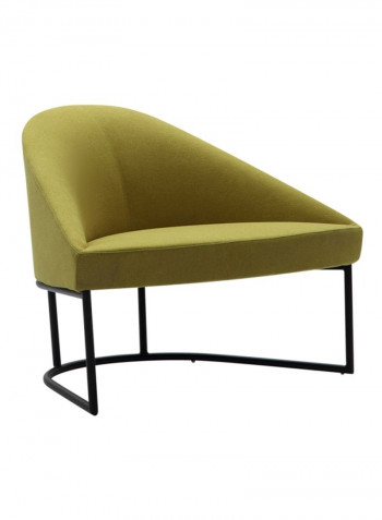 Fabric Sofa Green/Black 100x78x76centimeter