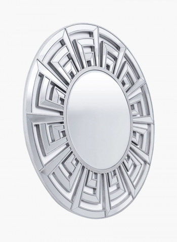 Hillary Console With Mirror Set Silver 35x75x100centimeter
