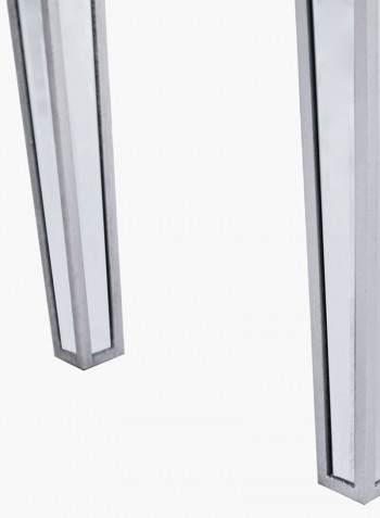 Hillary Console With Mirror Set Silver 35x75x100centimeter