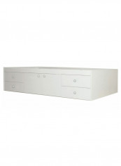 Kidsaw Storage Single Bed Without Mattress White