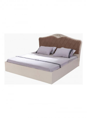 Isabella Comfortable Bed White 208x122x199.6centimeter