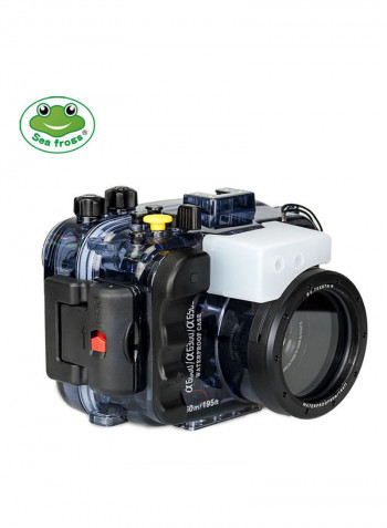 Waterproof Camera Housing Case For Sony A6000/A6300/A6500 Black