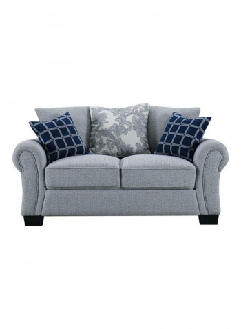 Luella 2-Seater Sofa Grey 163x87x87cm