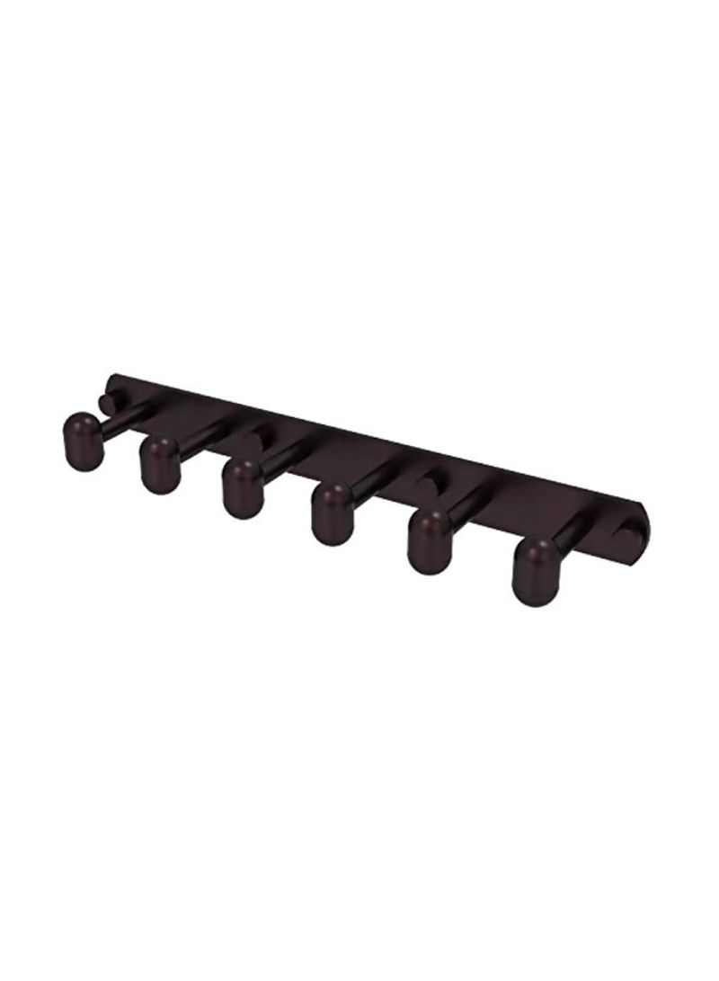 Tango Collection 6 Position Tie and Belt Rack Brown