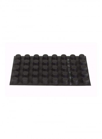 40-Piece Flexipan Muffin Pan With Molds Black 26x18x1.1inch