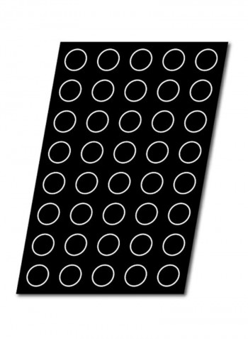 40-Piece Flexipan Muffin Pan With Molds Black 26x18x1.1inch