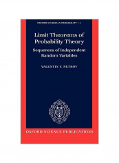 Limit Theorems of Probability Theory: Sequences of Independent Random Variables Hardcover