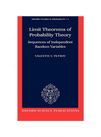 Limit Theorems of Probability Theory: Sequences of Independent Random Variables Hardcover