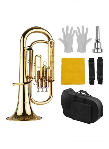 B Flat Baritone Instrument With Carry Case Set