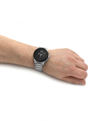 Men's Quartz Watch with Stainless Steel Strap