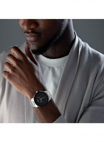 Men's Quartz Watch with Stainless Steel Strap