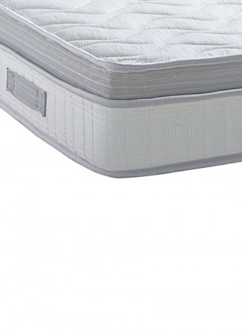 Carmona Pillow Top Mattress Grey 200x200x24 cm